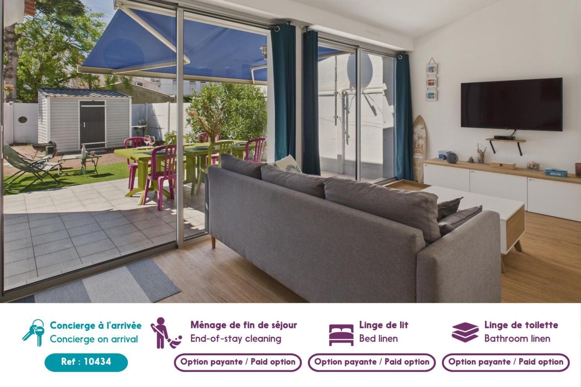Entre Coeur De Ville Et Plage, Maison Pour 8 Saint-Gilles-Croix-de-Vie Exteriér fotografie